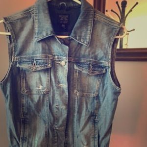 NWT GUESS denim vest